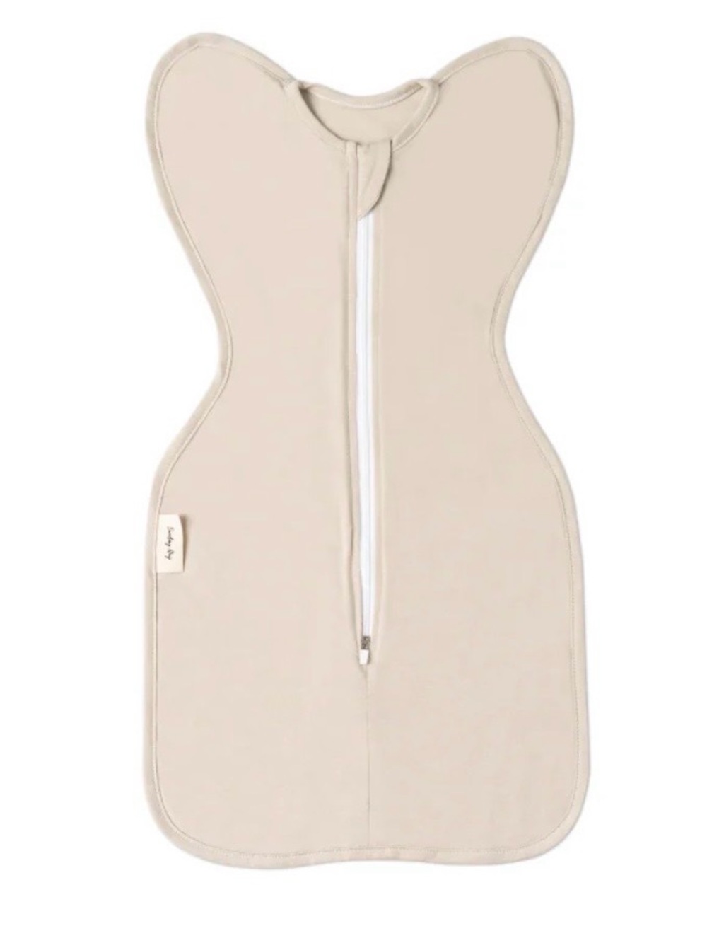 NWT Sunday hug tan Baby Swaddle cocoon with Front 2 way zipper, sizeL